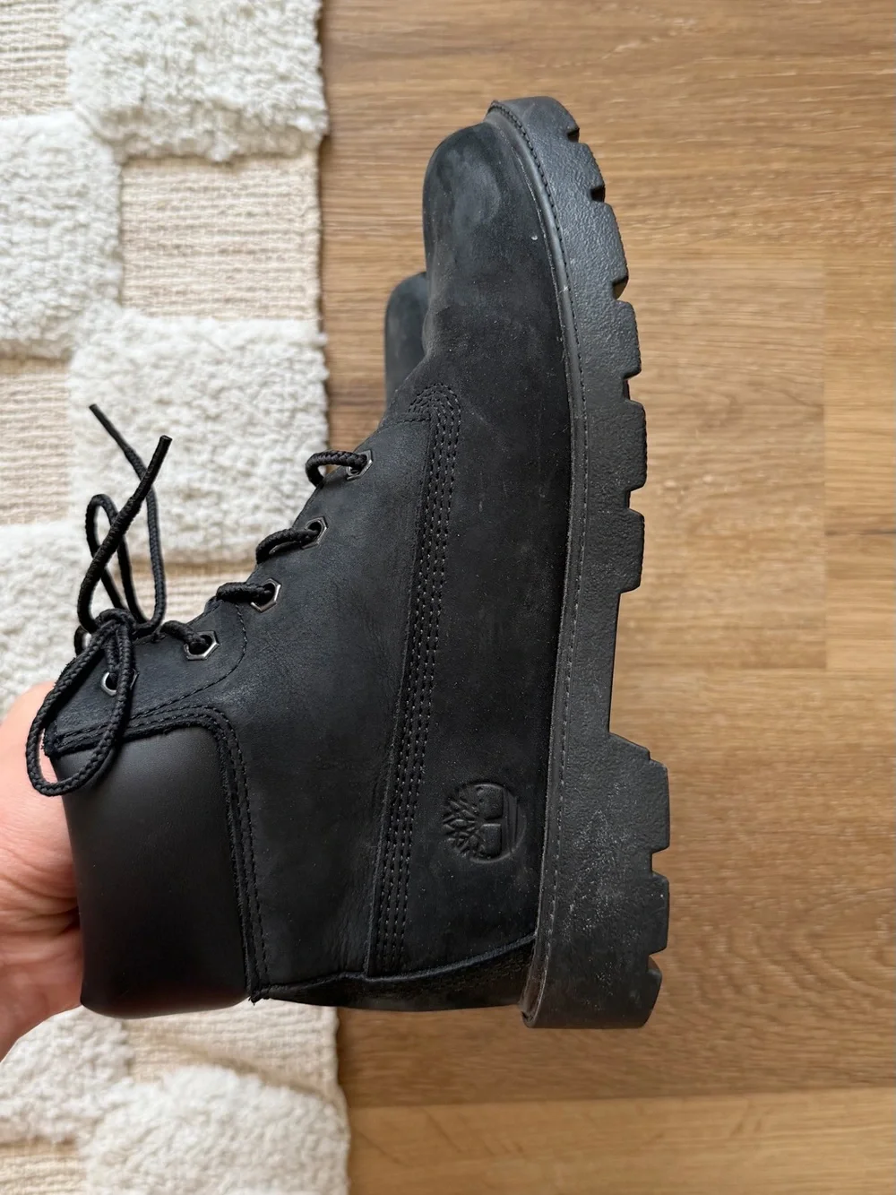 Timberland Youth Classic 6-Inch Waterproof Boot in Black